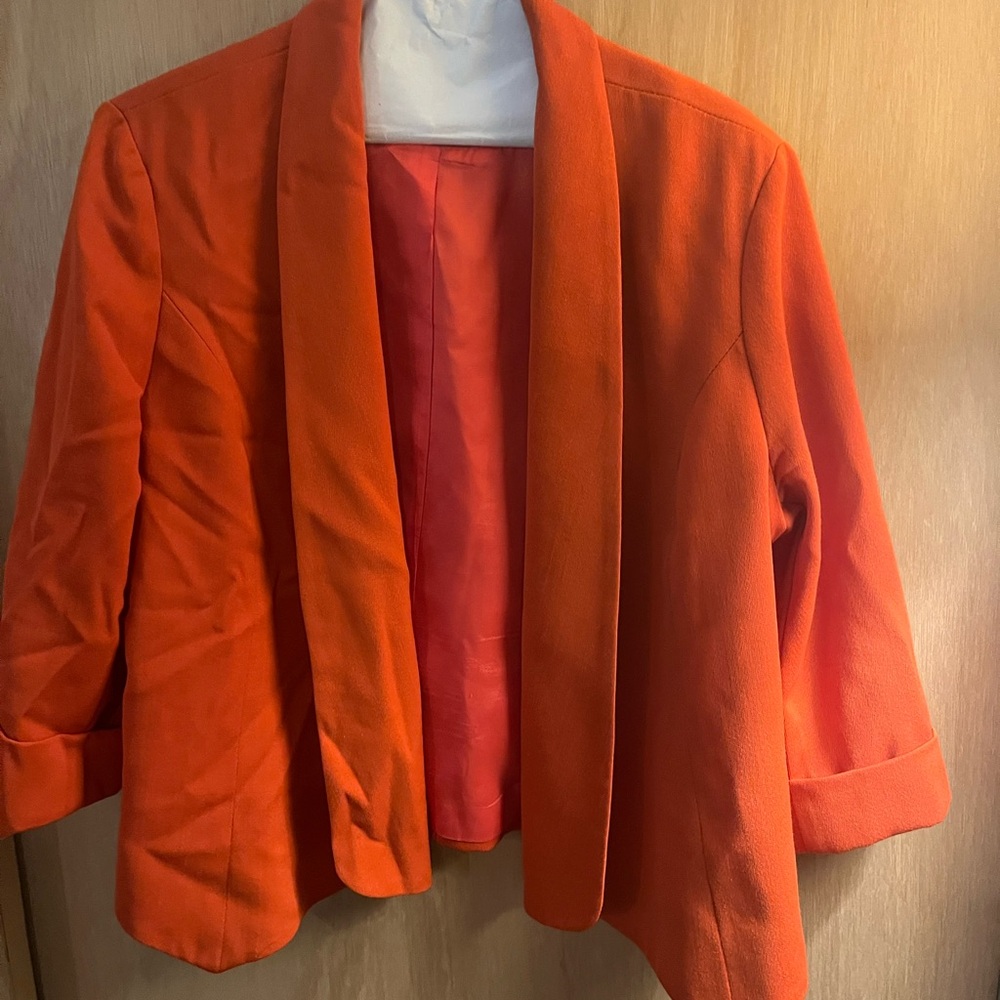 Alberto Makali Vibrant Orange Blazer